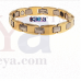 OkaeYa Bio Magnetic Tungsten Gold Plated bracelet